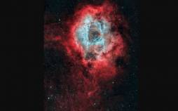 عکس روز ناسا از یک سحابی به شکل رز سرخرنگ کیهانی سحابی,عکس روز ناسا از رز سرخرنگ کیهانی