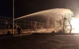 حریق در نزدیکی پالایشگاه تبریز | انفجار مهیب در شرکت نیک گاز حوادث تبریز,حریق در نزدیکی پالایشگاه تبریز