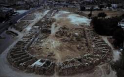 گورستان,کشف گورستان مربوط به دوران همه گیری طاعون