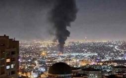 آتش سوزی تهران,آتش سوزی در کارگاه چوب‌بری و نجاری پادگان شماره ۲ پشتیبانی ستاد مشترک ارتش