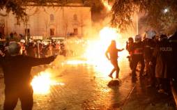 تظاهرات ضددولتی در آلبانی,اعتراضات آلبانی