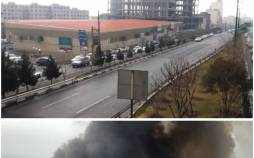 تصاویر آتش‌سوزی بازارچه جنت‌آباد تهران,عکس های آتش‌سوزی بازارچه جنت‌آباد تهران در 14 بهمن 1404,تصاویری از آتش گرفتن بازار جنت در تهران