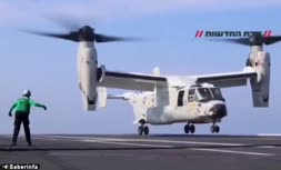 فیلم | حضور ویتکاف و داماد ترامپ در ناو هواپیمابر لینکلن