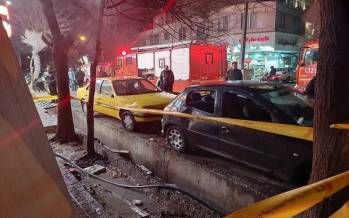 انفجار,انفجار و آتش‌سوزی در خیابان پیروزی