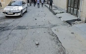 فیلم | انفجار ساختمانی در بندرعباس با یک کشته و چند مصدوم