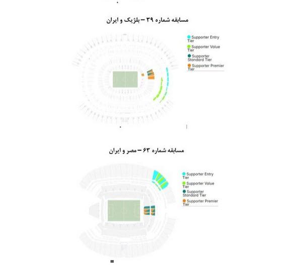 فروش بلیت بازی‌های ایران در جام جهانی,قیمت فروش بلیت بازی‌های ایران در جام جهانی