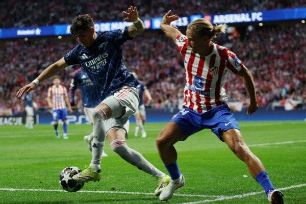تساوی اتلتیکو مادرید و آرسنال,گلهای تساوی اتلتیکو مادرید و آرسنال