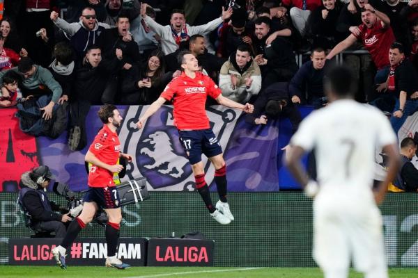 مسابقات فوتبال جهان در 2 اسفند 1404,دیدار رئال مادرید و اوساسونا