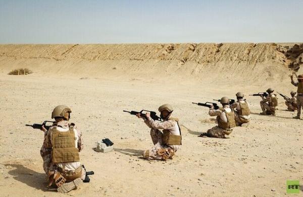 نظامیان در عربستان و قطر,تمرین‌ نظامیان آمریکایی در منطقه عربستان و قطر