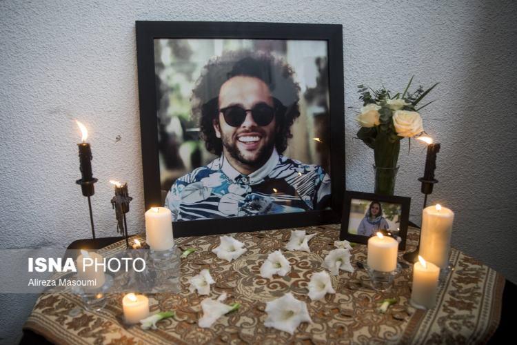 تصاویر مراسم یادبود جواد گنجی,عکس های مراسم یادبود جواد گنجی در 5 اسفند 1404,تصاویر شهاب حسینی در مراسم یادبود جواد گنجی