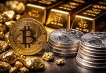 بیت کوین طلا نقره,سقوط بیت کوین و طلای جهانی