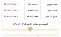قیمت جدید بازار طلا و سکه امروز ۱۶ تیرماه ۱۴۰۵/ طلا یک کانال سقوط کرد قیمت طلا و سکه,قیمت اونس