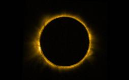 شکار حلقه آتش از فضا,خورشیدگرفتگی