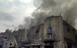 گراند هتل,آتش گرفتن گراند هتل تهران