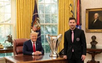 لیونل مسی و ترامپ,دیدار لیونل مسی با ترامپ در کاخ سفید