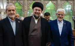سخنان رئیس جمهور پزشکیان و سید حسن خمینی,بخش خبری ساعت ۱۴ شبکه اول سیما