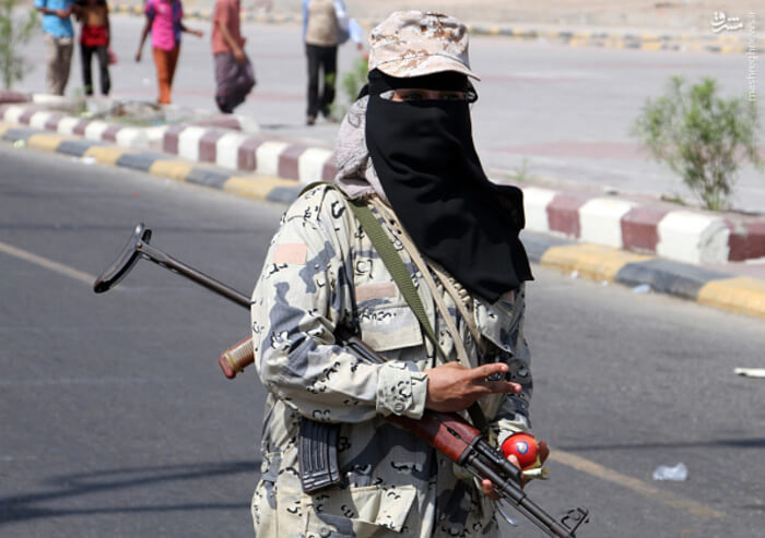 نظامیان زن,تصاویر نظامیان زن در یمن,تصاویر نظامیان زن در یمن,