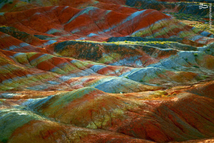 تصاویر کوه رنگی,عکس کوه های رنگی در چین, عکس های کوه در چین