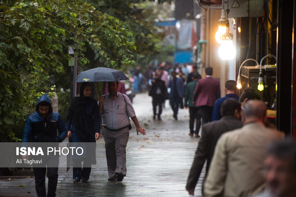 عکس بارش باران پاییزی در تهران,تصویربارش باران پاییزی در تهران,تصاویربارش باران پاییزی در تهران