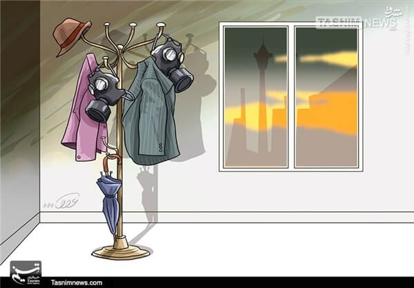 کاریکاتور,عکس کاریکاتور,کاریکاتور سیاسی اجتماعی,تصاویرکاریکاتورآلودگی هوای تهران,عکس آلودگی هواوبی توجهی معصومه ابتکار,تصویر آلودگی هوا وبی توجهی مسئولان