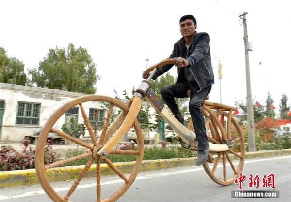 تصاویر دوچرخه چوبی, عکس دوچرخه چوبی, عکس های دوچرخه