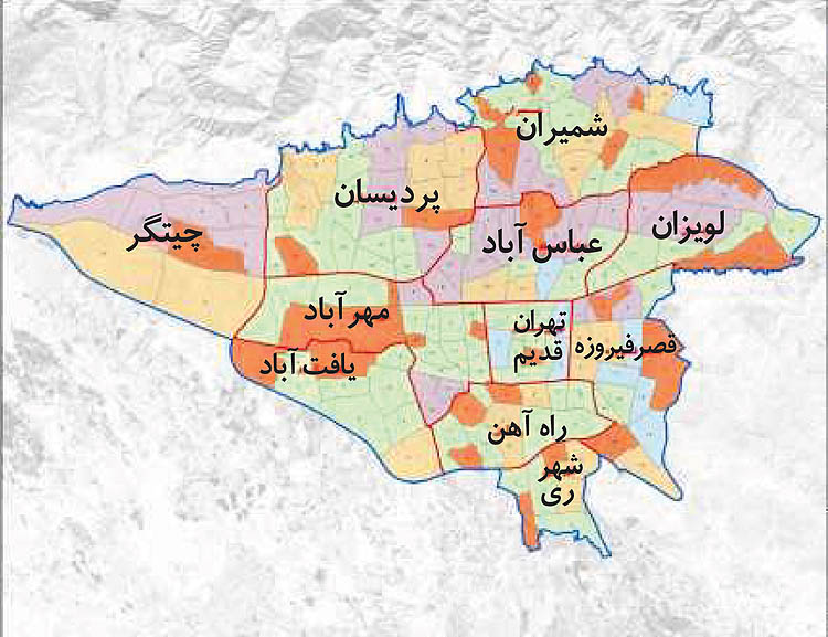 اخبار اجتماعی,خبرهای اجتماعی,شهر و روستا,تقسیمات شهری تهران