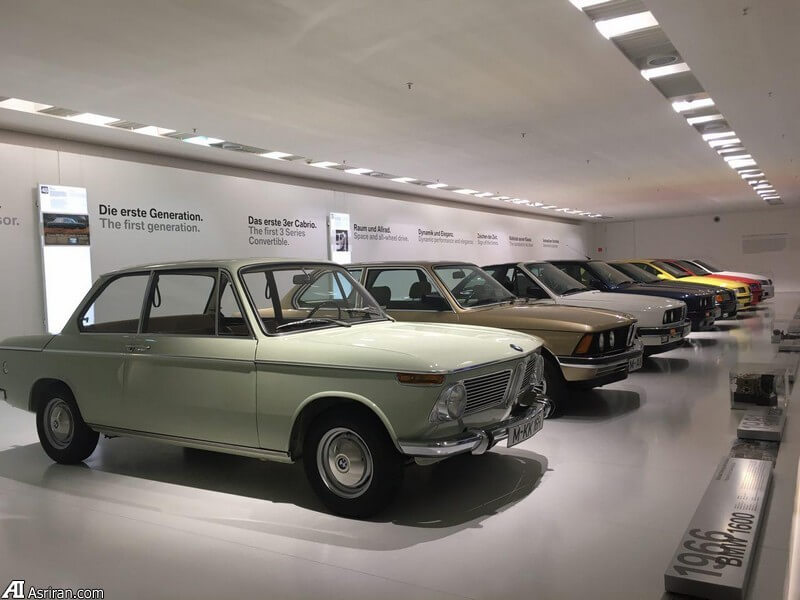 تصاویر موزه BMW,عکس های موزه BMW از اولین سری تا جدیدترین مدل ها,تصاویر انواع مختلف ماشین ها و قطعات به کار رفته در بی ام