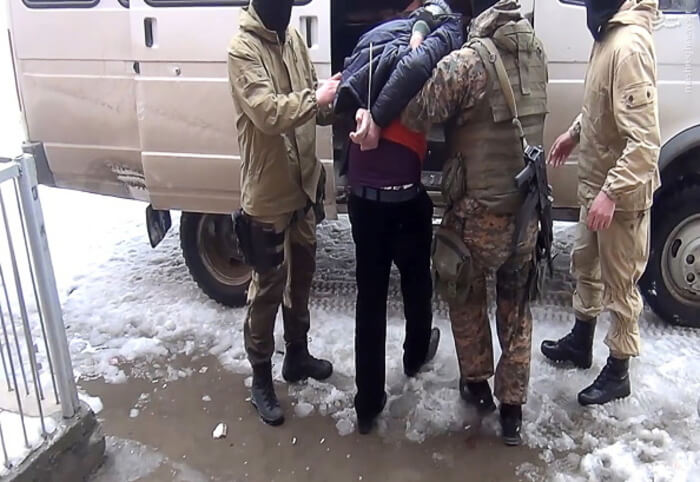 تصاویر لحظه دستگیری داعشی هاردر داغستان روسیه,عکس های لحظه دستگیری داعشان در داغستان روسیه, لحظه دستگیری داعشان در داغستان روسیه