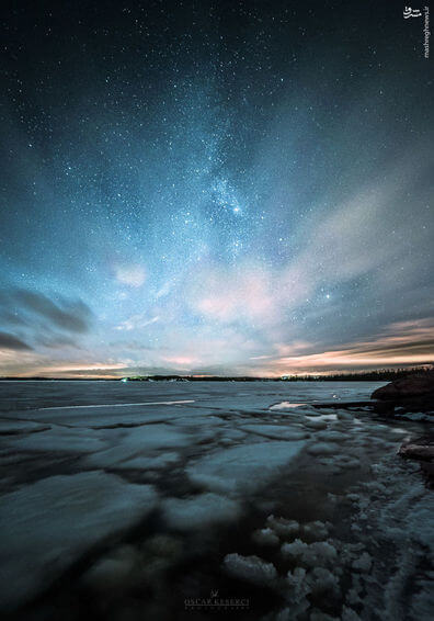 تصاویر زیبا از آسمان فنلاندعکس های زیبا از آسمان فنلاند,عکس های پدیده شفق قطبی در آسمان فناند