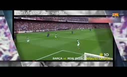 10 گل برتر سوارز برای بارسلونا در سال 2016