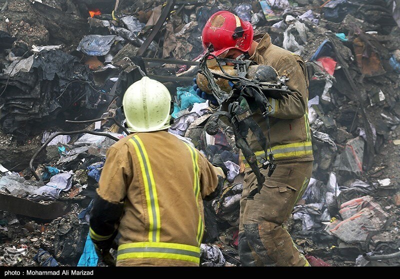 عکس آواربرداری ساختمان پلاسکو،تصاویر آواربرداری ساختمان پلاسکو, عکس های آواربرداری ساختمان پلاسکو