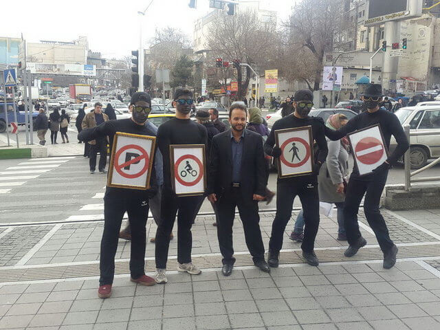 اخبار اجتماعی,خبرهای اجتماعی,حقوقی انتظامی,پرفرمنس هنری ترافیکی