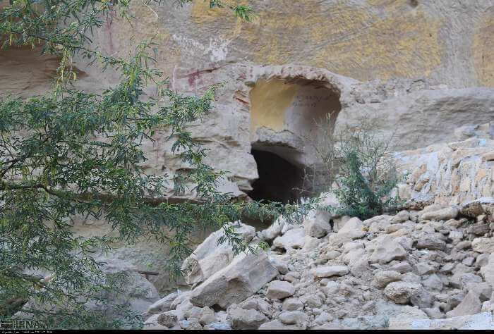 تصاویر غارهای بان مسیتی, عکس دامنه کوه شهبازبند, تصویر غارهای سنگی چابهار