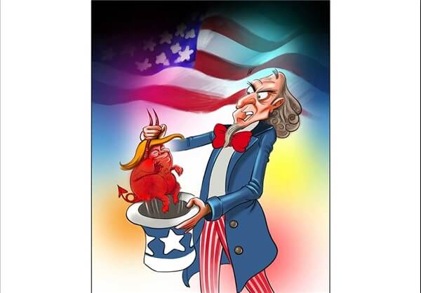 کاریکاتور,عکس کاریکاتور,کاریکاتور سیاسی اجتماعی,کاریکاتورهای دونالد ترامپ