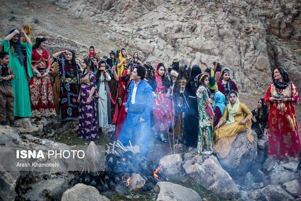 تصاویر جشن نوروز در کردستان,عکس های جشن نوروز مردم کردستان,عکس جشن نوروز در روستای پالنگان