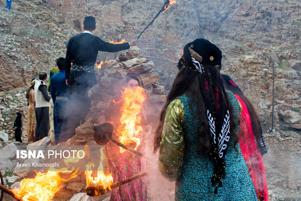 تصاویر جشن نوروز در کردستان,عکس های جشن نوروز مردم کردستان,عکس جشن نوروز در روستای پالنگان