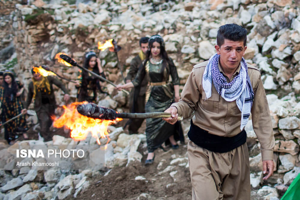 تصاویر جشن نوروز در کردستان,عکس های جشن نوروز مردم کردستان,عکس جشن نوروز در روستای پالنگان