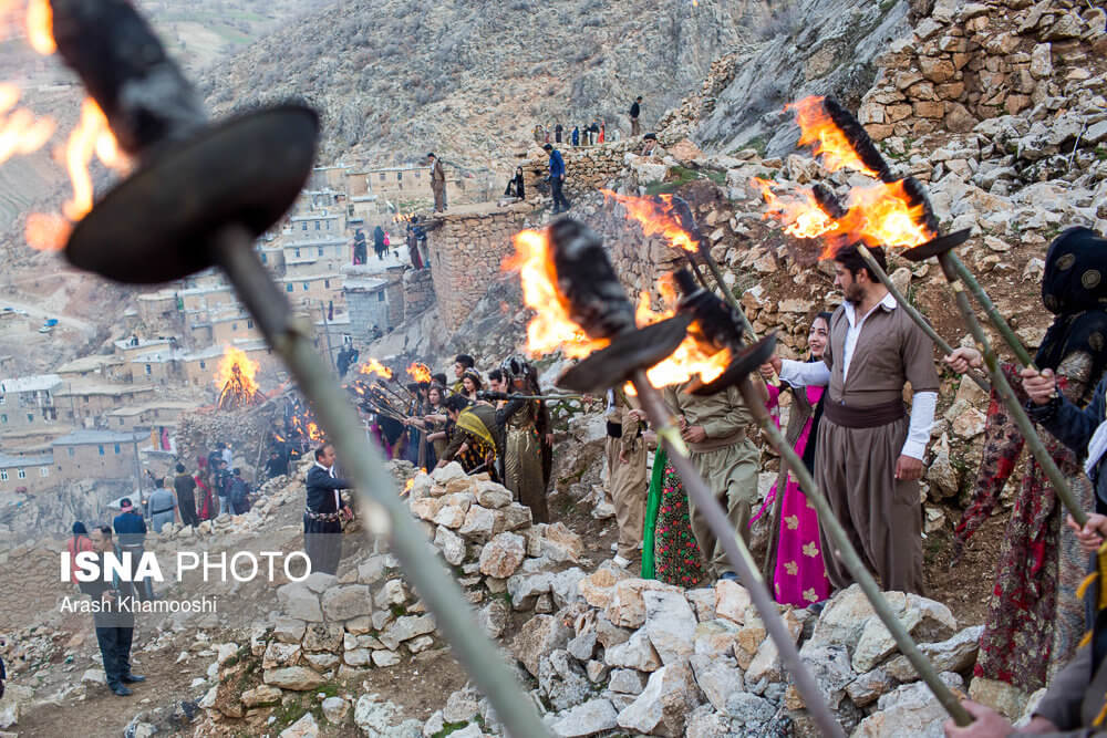 تصاویر جشن نوروز در کردستان,عکس های جشن نوروز مردم کردستان,عکس جشن نوروز در روستای پالنگان