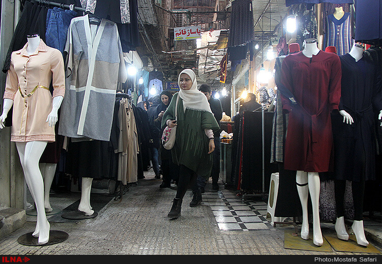تصاویر بازار تهران, عکس بازار تهران در آستانه سال نو, عکس بازار شب عید