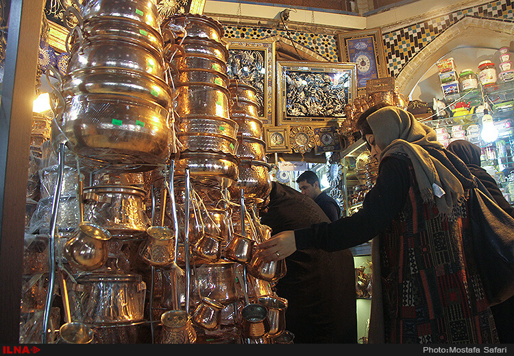 تصاویر بازار تهران, عکس بازار تهران در آستانه سال نو, عکس بازار شب عید