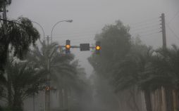 تصاویر طوفان شن,عکس های طوفان شن در فهرج,تصویر طوفان فهرج