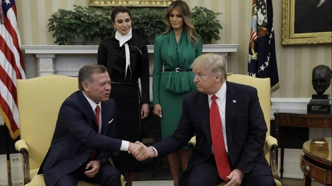 اخبار سیاسی,خبرهای سیاسی,سیاست,حضور پادشاه اردن و همسرش در کاخ سفید
