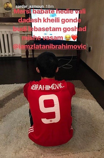 اخبار ورزشی,خبرهای ورزشی,اخبار ورزشکاران,سردار آزمون در پیراهن ابراهیموویچ,