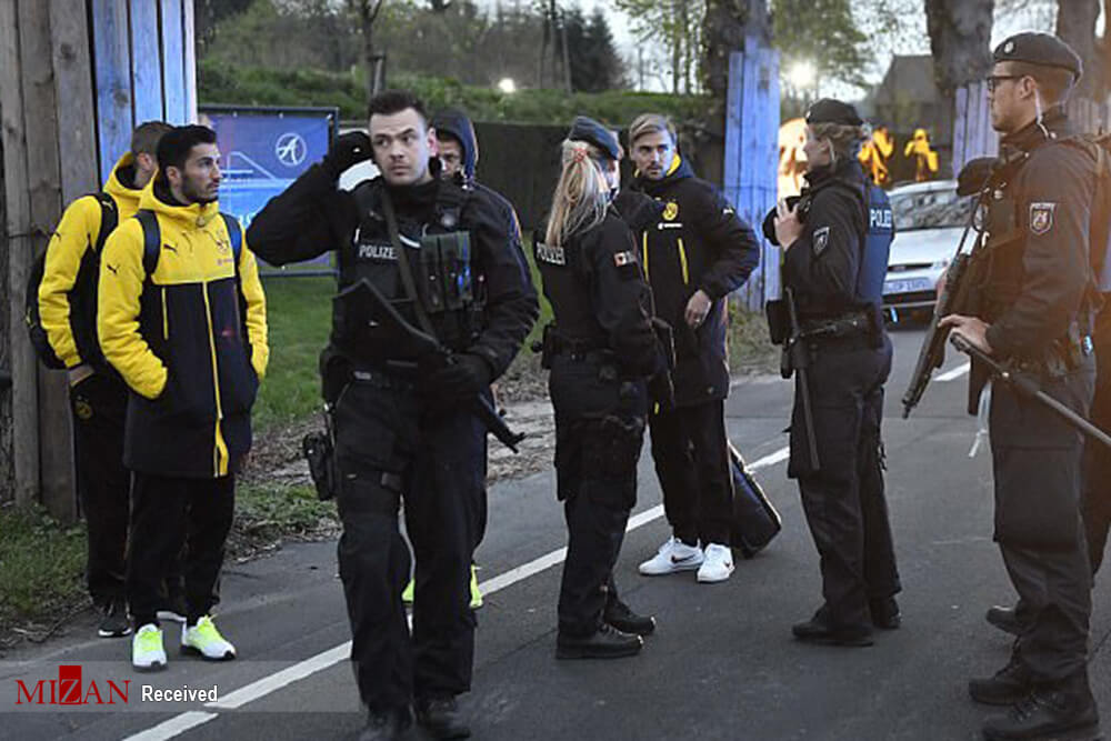 تصاویر حمله با نارنجک,تصاویر حمله به تیم دورتموند,عکسهای تیم دورتموند