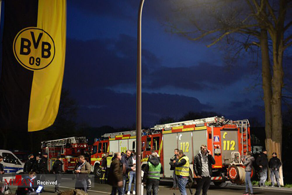 تصاویر حمله با نارنجک,تصاویر حمله به تیم دورتموند,عکسهای تیم دورتموند