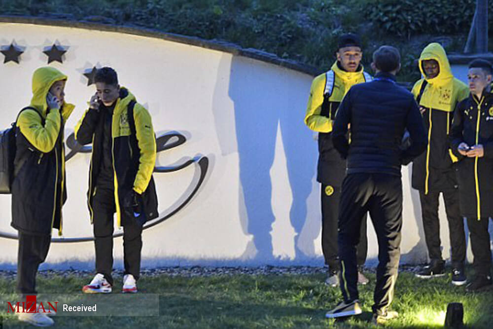 تصاویر حمله با نارنجک,تصاویر حمله به تیم دورتموند,عکسهای تیم دورتموند