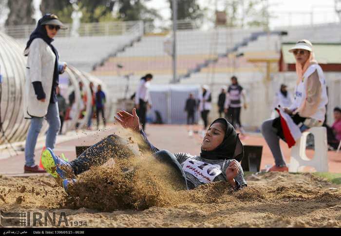 تصاویر مسابقات دو و میدانی بانوان کشور,عکس های مسابقات دو و میدانی بانوان,عکس مسابقات دو و میدانی در ورزشگاه حافظیه شیراز