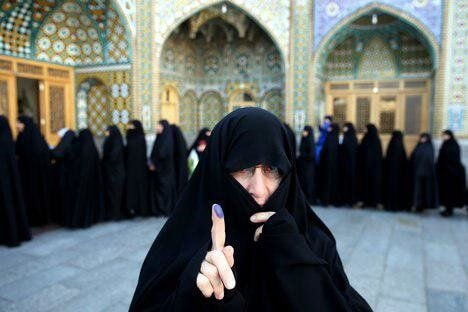 تصاویر رای دادن زنان ایرانی,عکس زنان و صندوق رای,عکس های حضور زنان در انتخابات