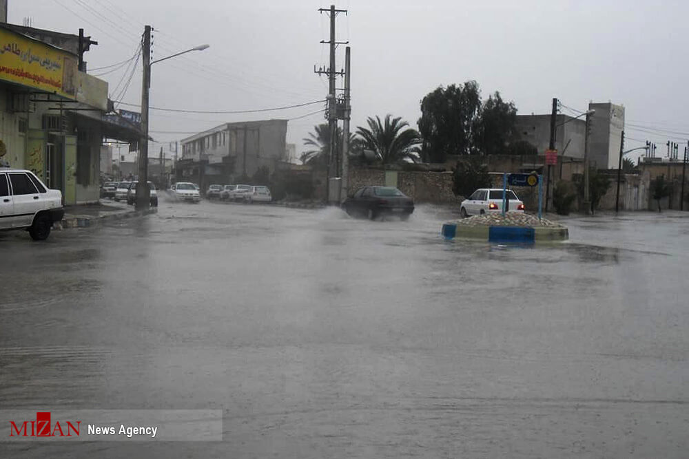 عکس های جاری شدن سیلاب در بوشهر, تصاویر جاری شدن سیلاب در بوشهر, عکس های سیل در بوشهر