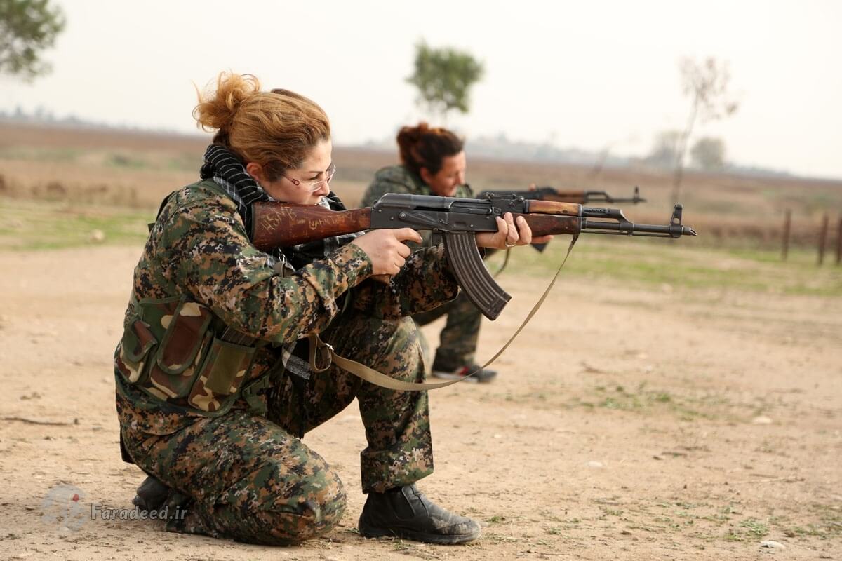 عکس های زنانی که با داعش می‌جنگند, تصاویر زنانی که با داعش می‌جنگند, تصاویر زنان مبارز با داعش